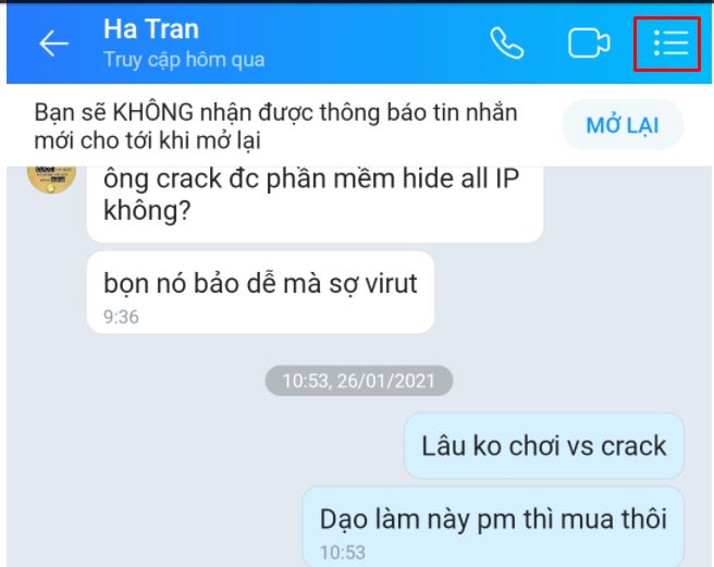 Cách chặn tin nhắn từ người lạ trong Zalo trên máy tính điện thoại 5