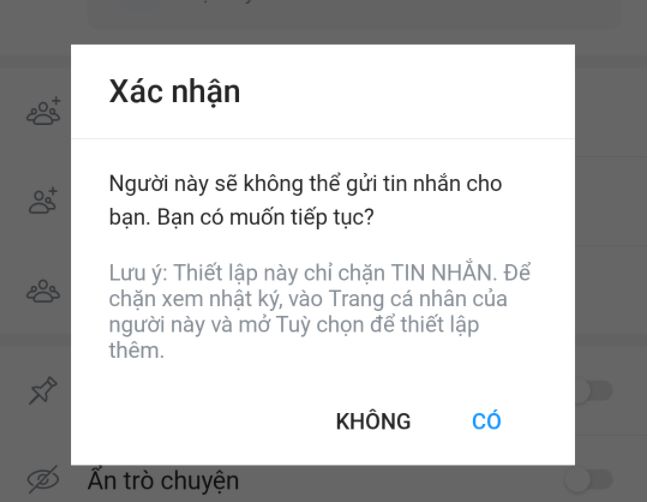 Cách chặn tin nhắn từ người lạ trong Zalo trên máy tính điện thoại 7