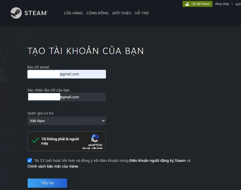 Cách tạo tài khoản Steam nhanh chóng đơn giản nhất