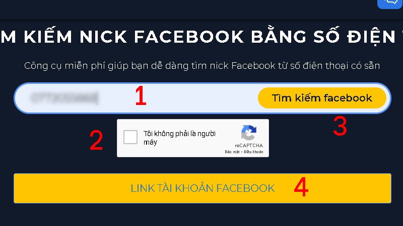 Cách tìm Facebook bằng số điện thoại NTN? 2