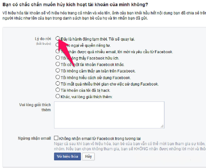 Hướng dẫn cách khóa facebook nhanh chóng 3