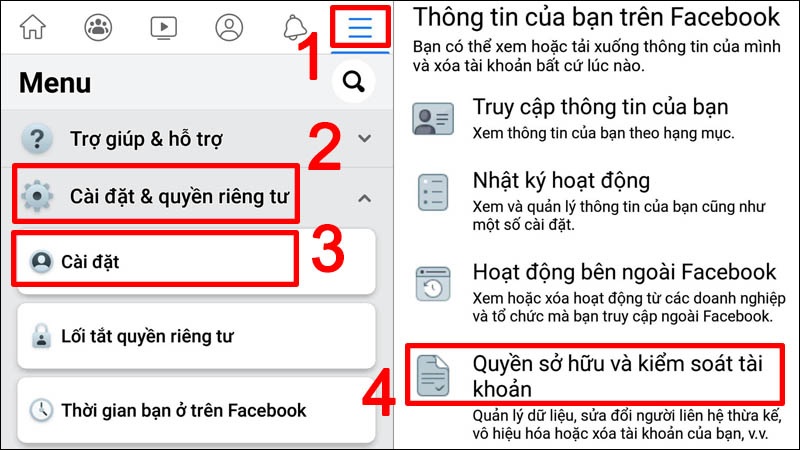 Hướng dẫn cách khóa facebook nhanh chóng 4