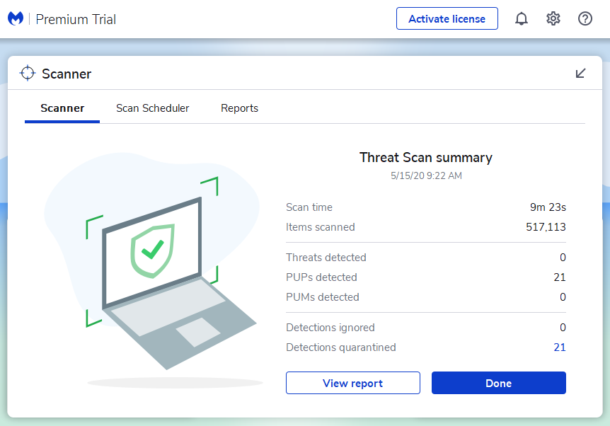 huong dan dung malwarebytes de tim diet phan mem gian diep quang cao doc hai tren may tinh 61777426b4214