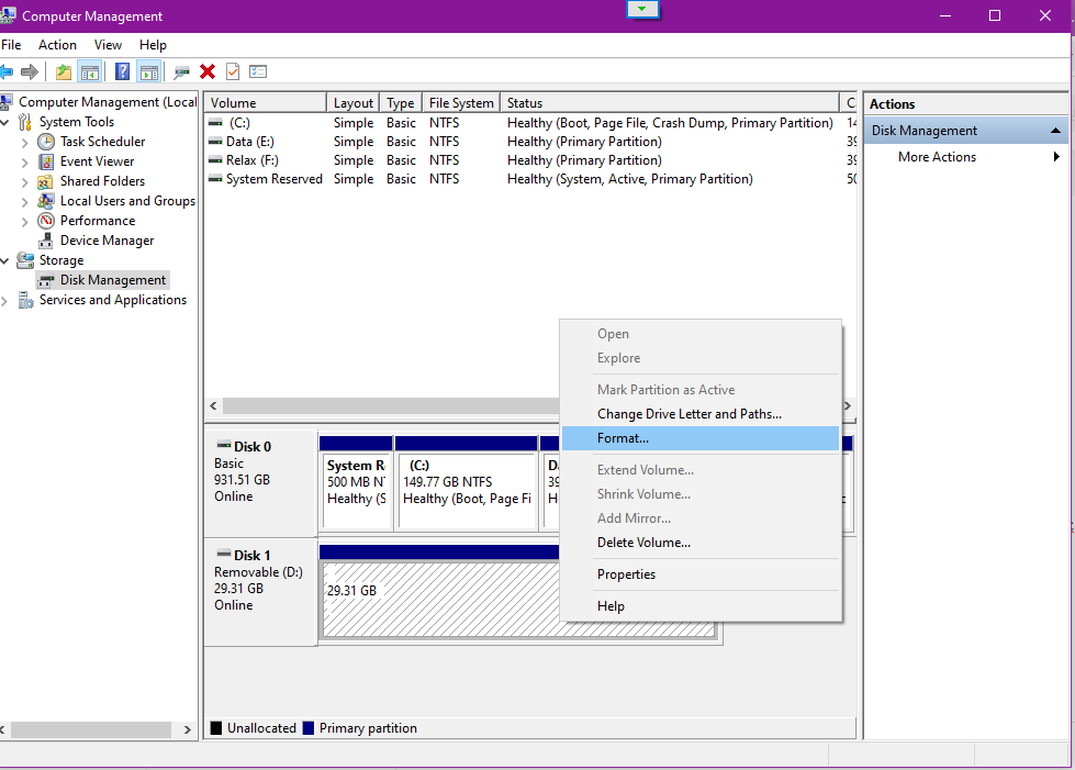 USB không format được thông báo Windows was unable to complete the format phải làm sao 5