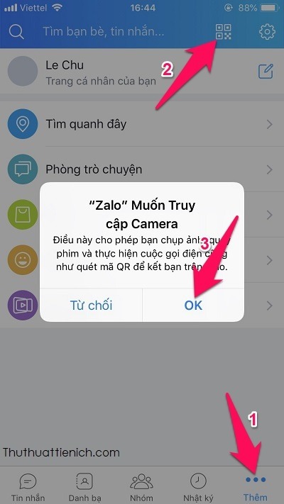 Cách đăn nhập Zalo trên web