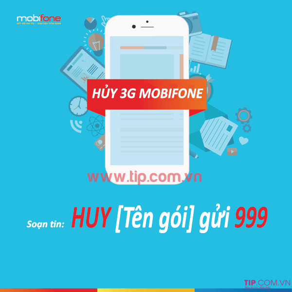 cach huy 3g mobifone