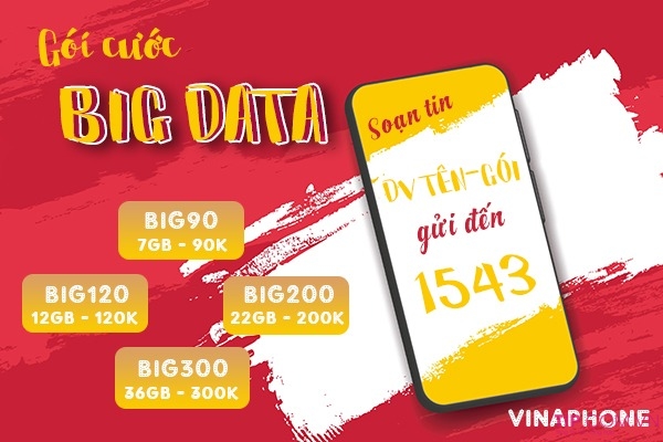 Cách đăng ký gói cước 4G Vinaphone nhận data gấp 6 lần giá chỉ từ 10k