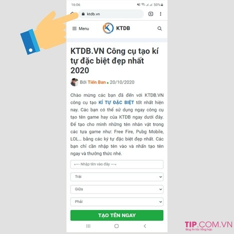 Kí tự đặc biệt Liên Quân Mobile –