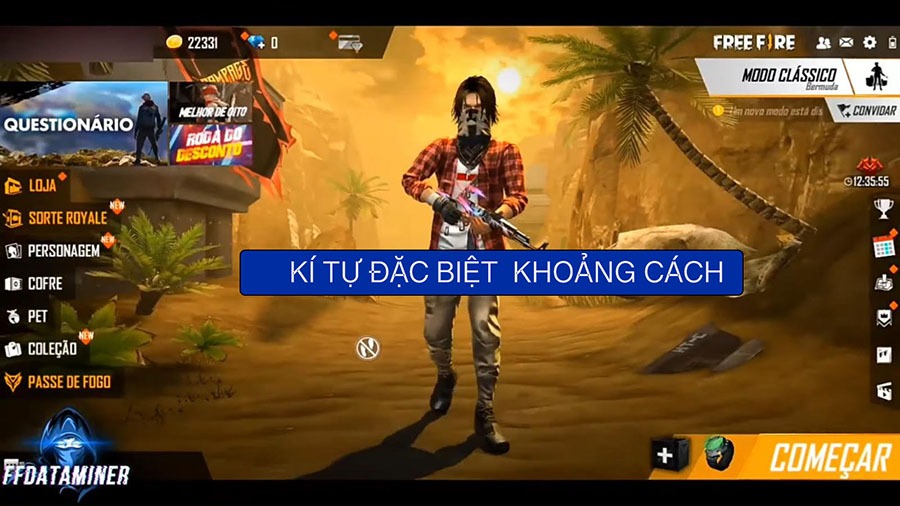 Kí Tự Đặc Biệt Dấu Cách, Kí Tự Đặc Biệt Khoảng Trống Trắng Free Fire